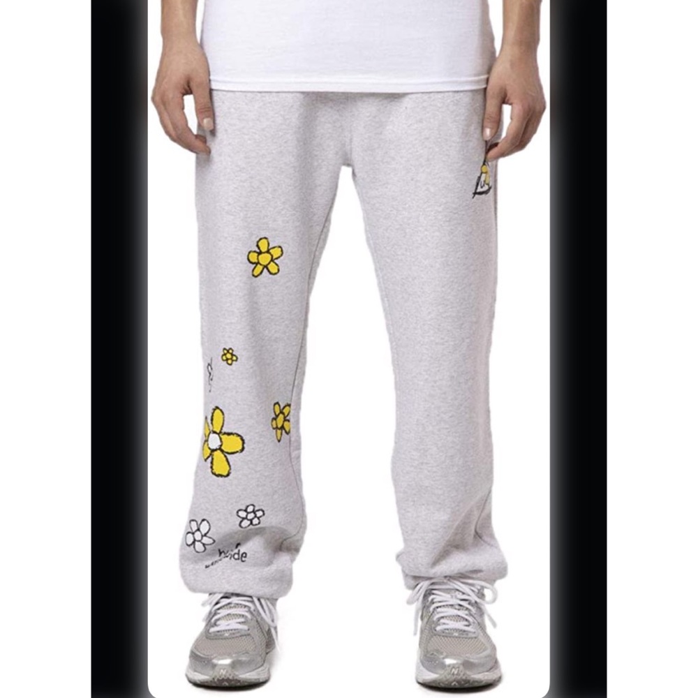 HUF HUF Pushing Daisies Grey Sweatpants